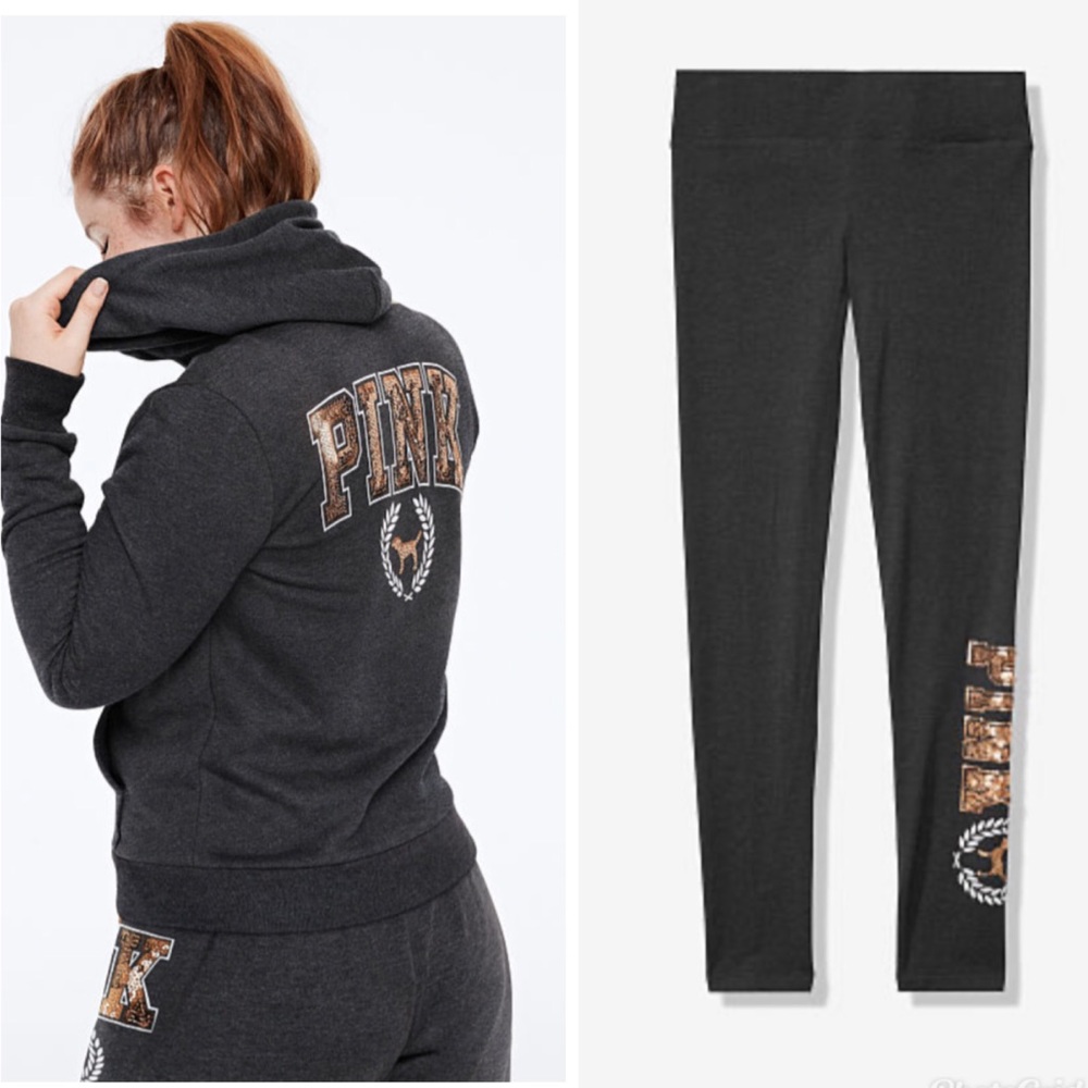 Vs/pink bling outfit set